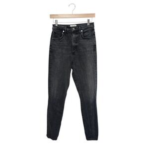 Agolde Jeans Womens 25 Pinch Waist High Rise Slim Tapered Stretch Denim Made USA